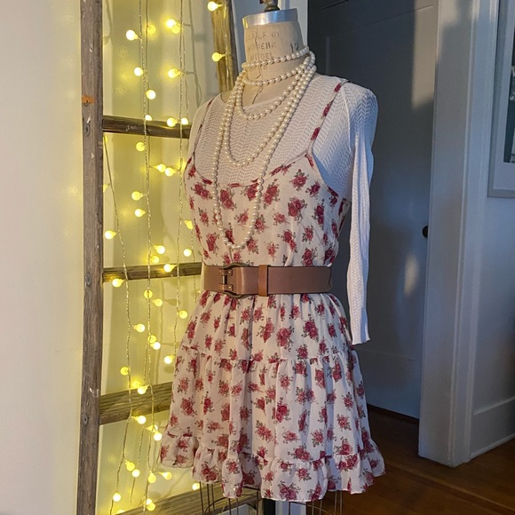 Tobi Dresses & Skirts - Spaghetti strap, tiered mini dress